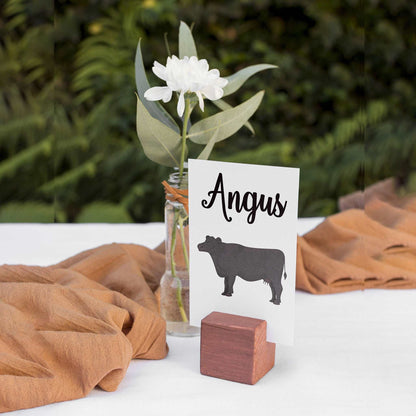 Cow Breeds Table Cards