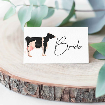 Cow Breeds Place Cards