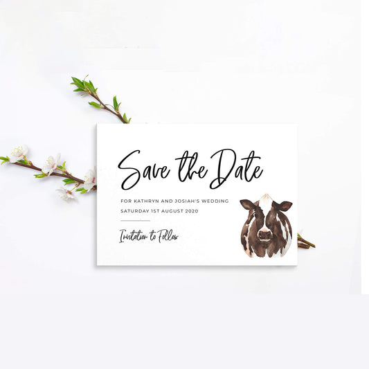 Cow save the date