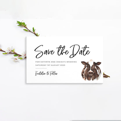 Dairy Cow Save the Date