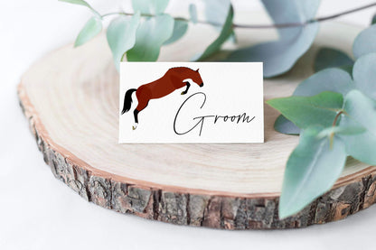 Horse Breeds Place Cards