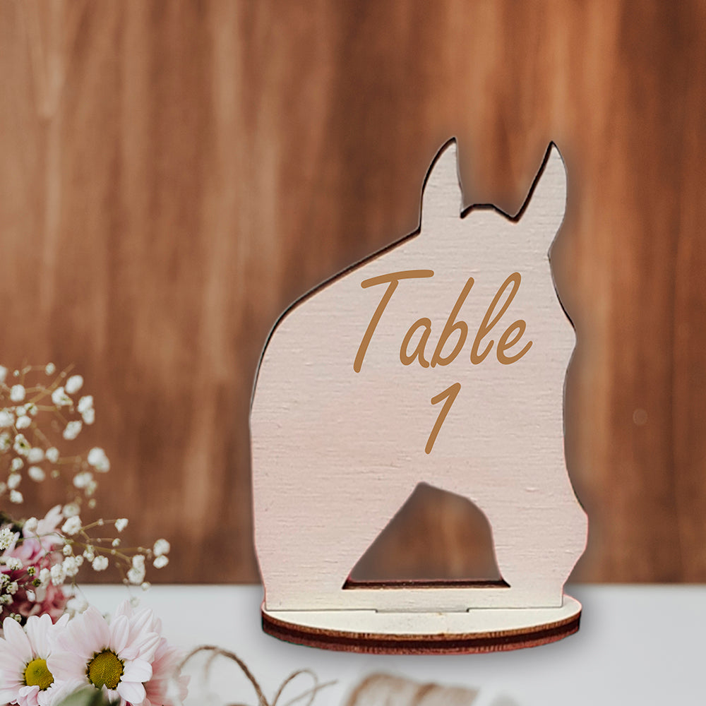 Horse Table Numbers