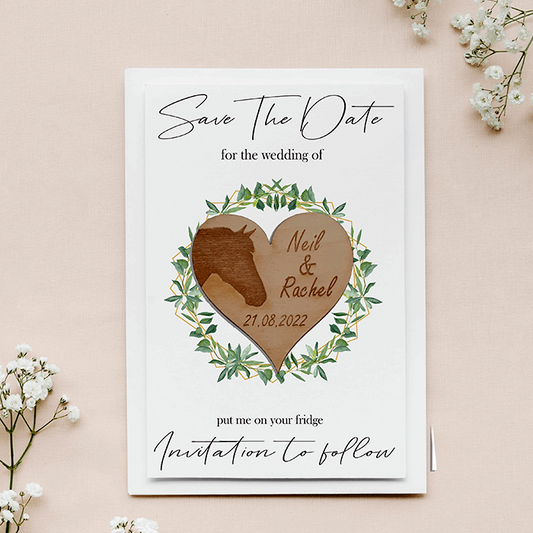 Horse Save the Date Magnet