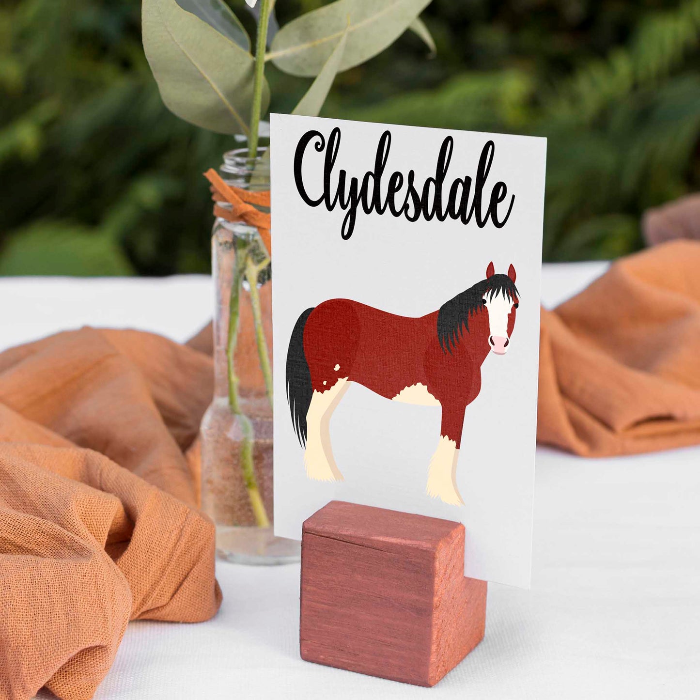 Horse Breed Table Numbers