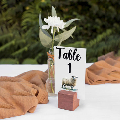 Sheep Table Numbers