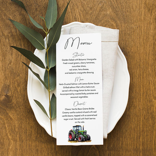 Tractor Menu